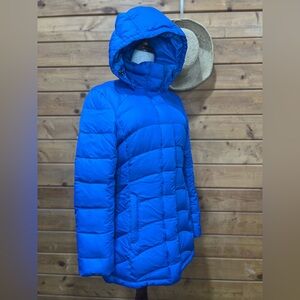 Lands' End Women's Blue Puffer Jacket